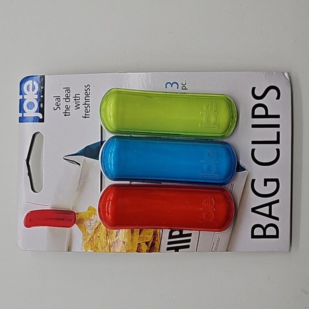 MSC International 26569 Joie Bag Clips Assorted Colors, Rainbow, Multicolor NEW